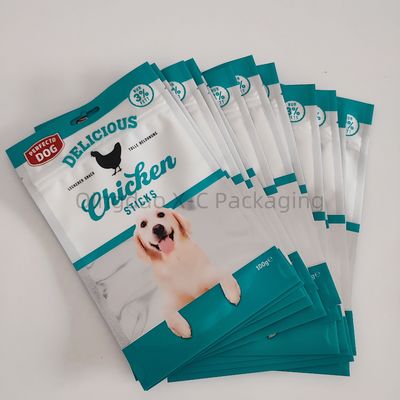 Multicolor Printed Zipper Plastic Bags For Packaging Laminated Zip Food Bags