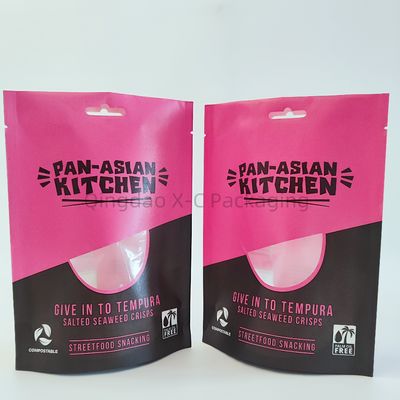 Buy Gravure Printing Biodegradable Packaging Bag Custom Compostable Packaging Pouches online manufacture
