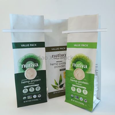 Buy Tin Tie Plastic Eight Side Seal Pouches Customized Food Packaging Pouch With Zipper online manufacture