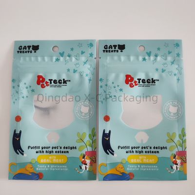Buy Custom Printed Packing Bag Plastic Food Zipper Packaging Bags With Heat Seal Handle online manufacture