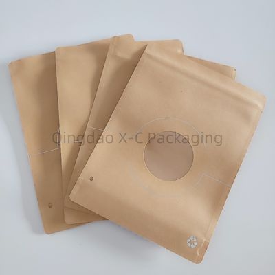 Buy Open Top Plain Design Kraft Paper Bag , Custom Printed Brown Paper Shopping Bags online manufacture