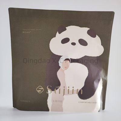 Buy Customized Tear Resistant Kraft Paper Shopping Bags Custom Size Open Top Closure online manufacture
