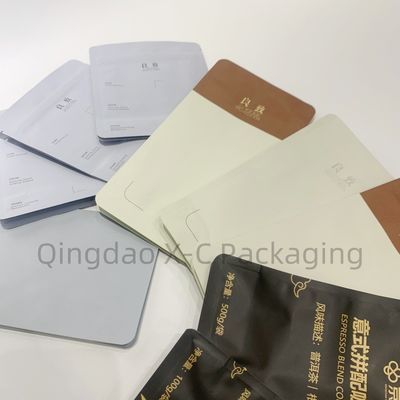 Buy Kraft Paper Bag With Window Stand Up Pouch Black Doypack Zip Lock Food Storage Bag Nuts Coffee Beans Food Grade online manufacture
