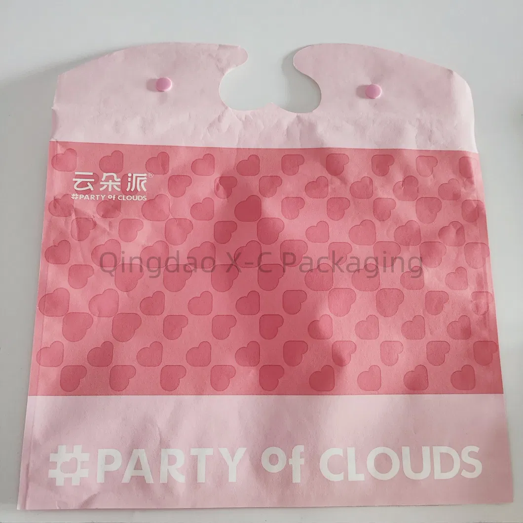 Non-Woven Zipper Bag Small Black Pants Booty Pants Ziplock Bag Towel Underwear Leggings Clothing Bag