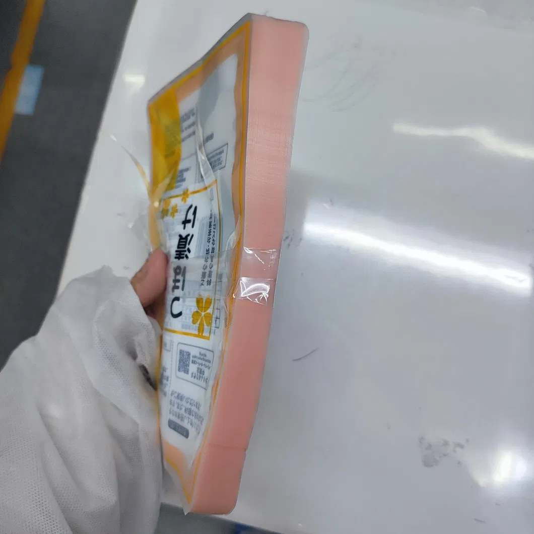 Three Side Seal Zipper Bag Matte Purple Mylar Flat Zip Lock Pouch Bag Food Packaging with Window