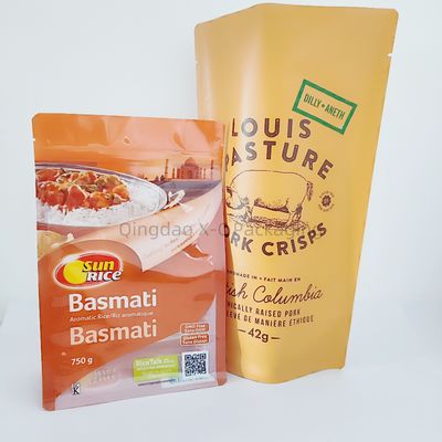 Resealable Stand Up Pouch Zipper Plastic Packaging Ziplock Food Doypack Custom Digital