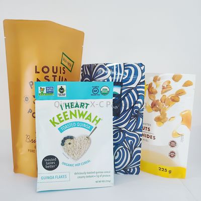 Printing Stand Up Pouch Wholesale Resealable Ziplock Custom Printed Mylar