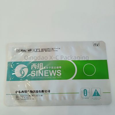 Custom Printing Three Side Seal Bag Resealable Pouch Aluminum Foil Mylar For Medicine