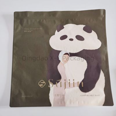 Personalized Brown Kraft Paper Bag In Roll Custom Logo Printed For Carrying