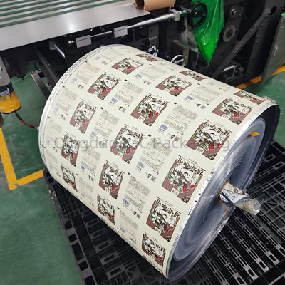 Food Grade Laminated Packaging Film Roll Custom Printing Plastic Foil Packaging