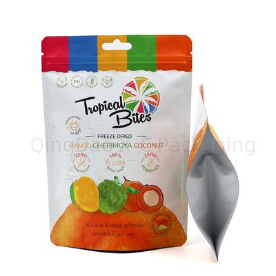 Stand Up Bag Plastic Mylar Flat Bottom Aluminum Foil Zipper Package / Packaging