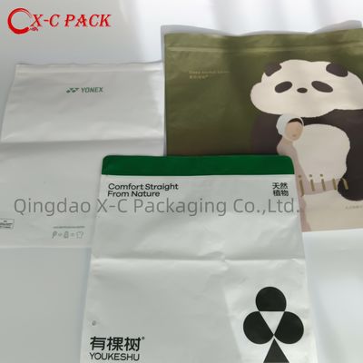 CPE Self Sealing Clothing Shoes and Socks Zipper Bag Transparent Seal Convenient Storage Can Print Logo Zipper Lock Plastic Bags
