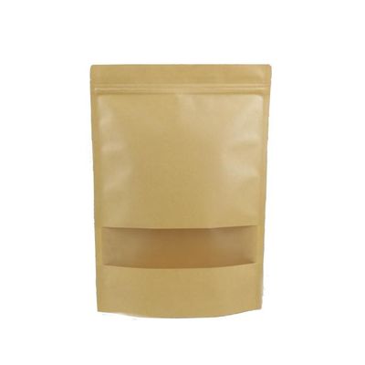 Eco Friendly Bio Degradable Resealable Nut Food Packaging Pouches Bag For Dried Fruit/Cookie/Chip Customizable