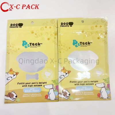 Collapsible Lightweight Design Airtight Pet Food Ziplock Bag With Moisture Proof Barrier