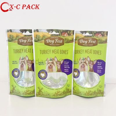Veterinary Grade Raw Food Freezer Bags Triple Layer Leak Proof Seams and Temperature Resistant Lamination Stand up Pouch