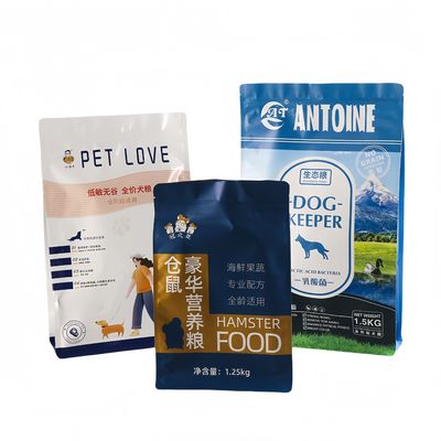 Stand up Bag Pet Food Packaging Bags Recyclable Customized Aluminum Zipper Pouch