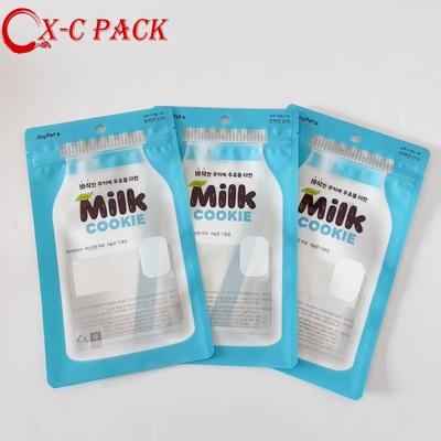 Custom Reusable Three sides sealed Moisture-Proof Aluminum Foil Pet Food Packaging Bag with Zipper Digital Printing Dog Treats Bag